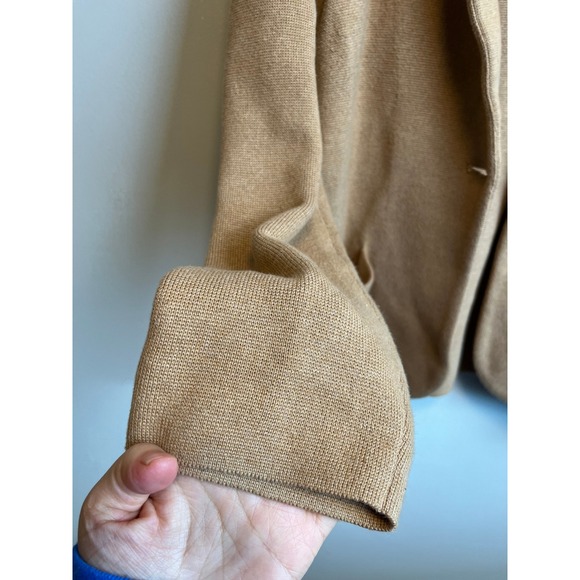 J.Crew Schoolboy Sweater Blazer PL Camel Tan Quiet Luxury Workleisure Capsule - Picture 9 of 10